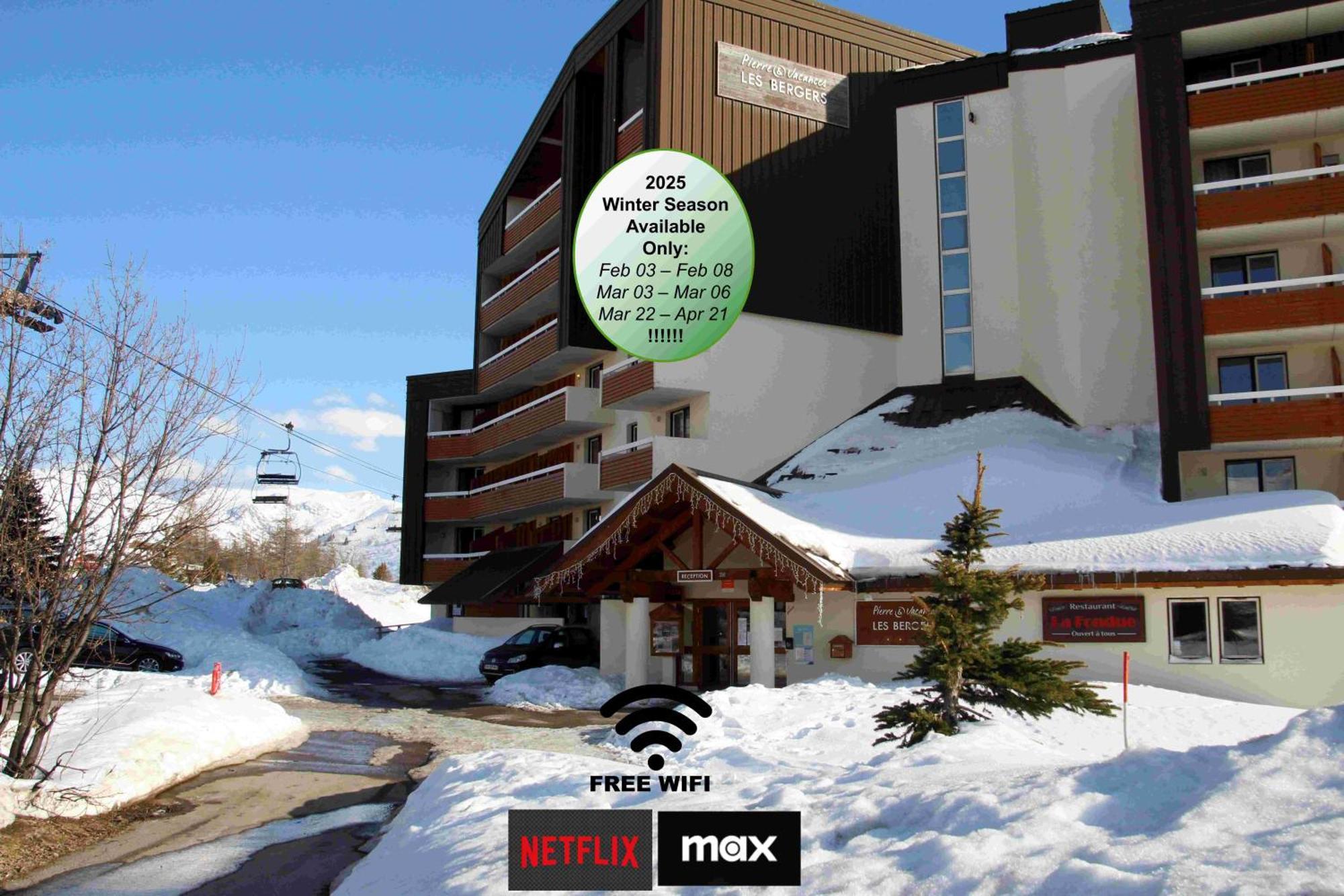 Superb View+Swim Pool+Smart Tv+Netflix+Projector Διαμέρισμα Huez Εξωτερικό φωτογραφία